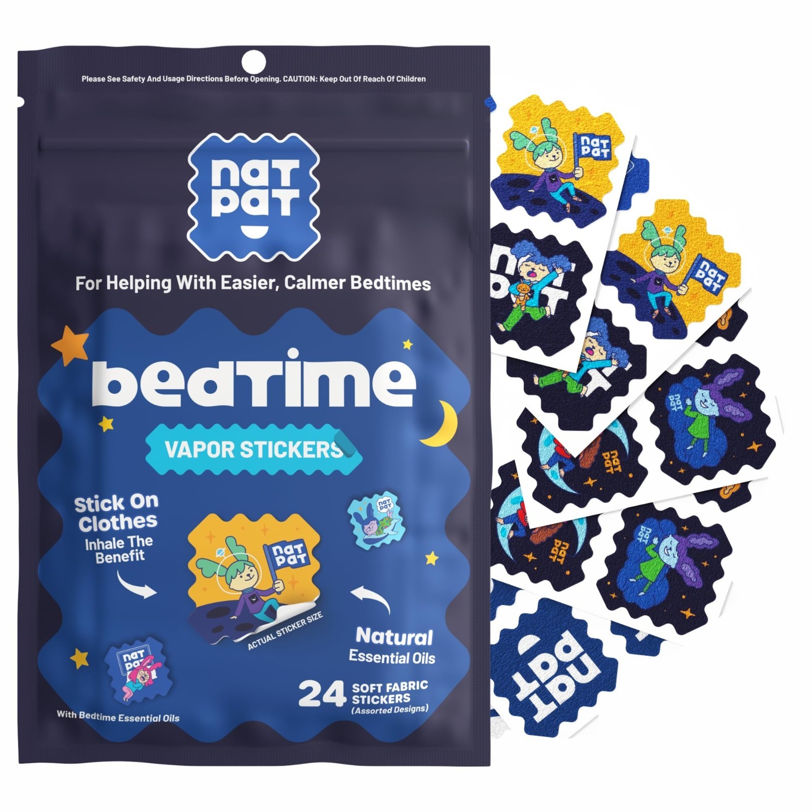 Sleepy Patch Stickers for Kids & Adults | Natural Sleep Aid, Melatonin Free, 24