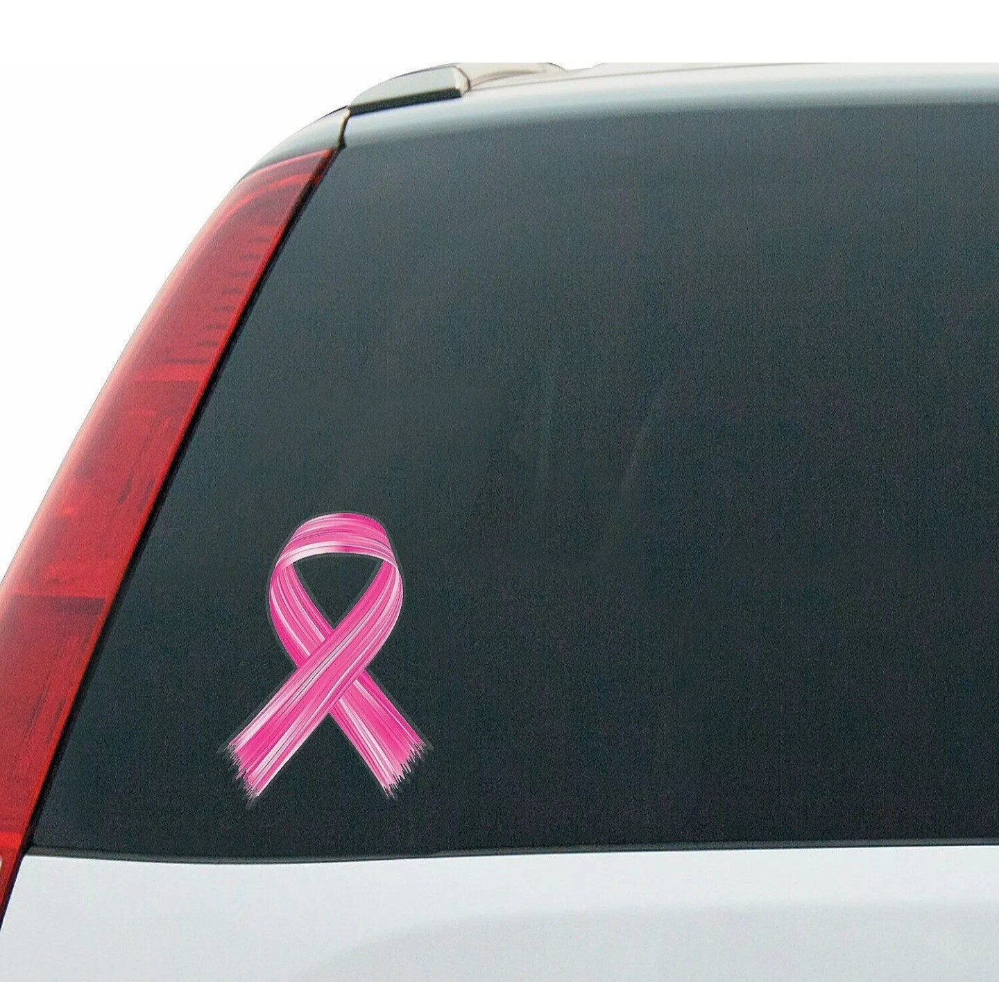 2 Breast Cancer Awareness Pink Ribbon Car or Window Clings – Pink Ribbon Decals
