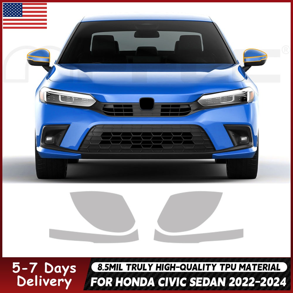 PreCut Paint Protection Film Clear Bra PPF for Honda Civic 2022-2024