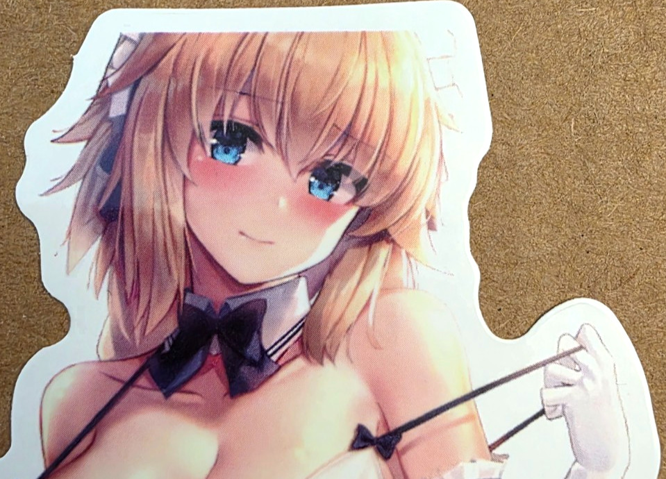 Waifu Sticker Girl Maid Idol Queen Princess Lingerie Anime Manga Pin Up Pinup