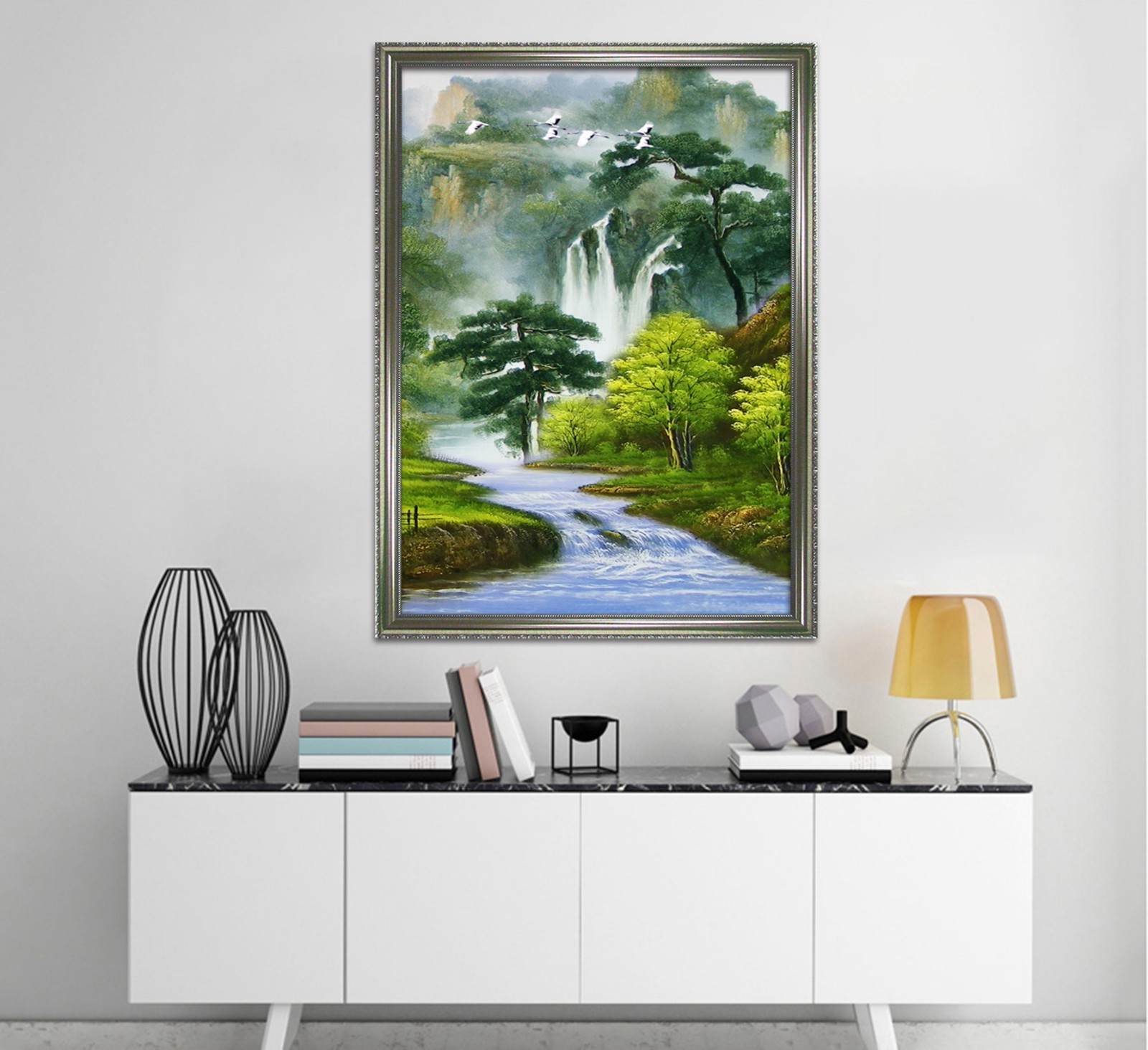 3D Grove River 677 Fake Framed Poster Home Decor Print Painting Unique Art