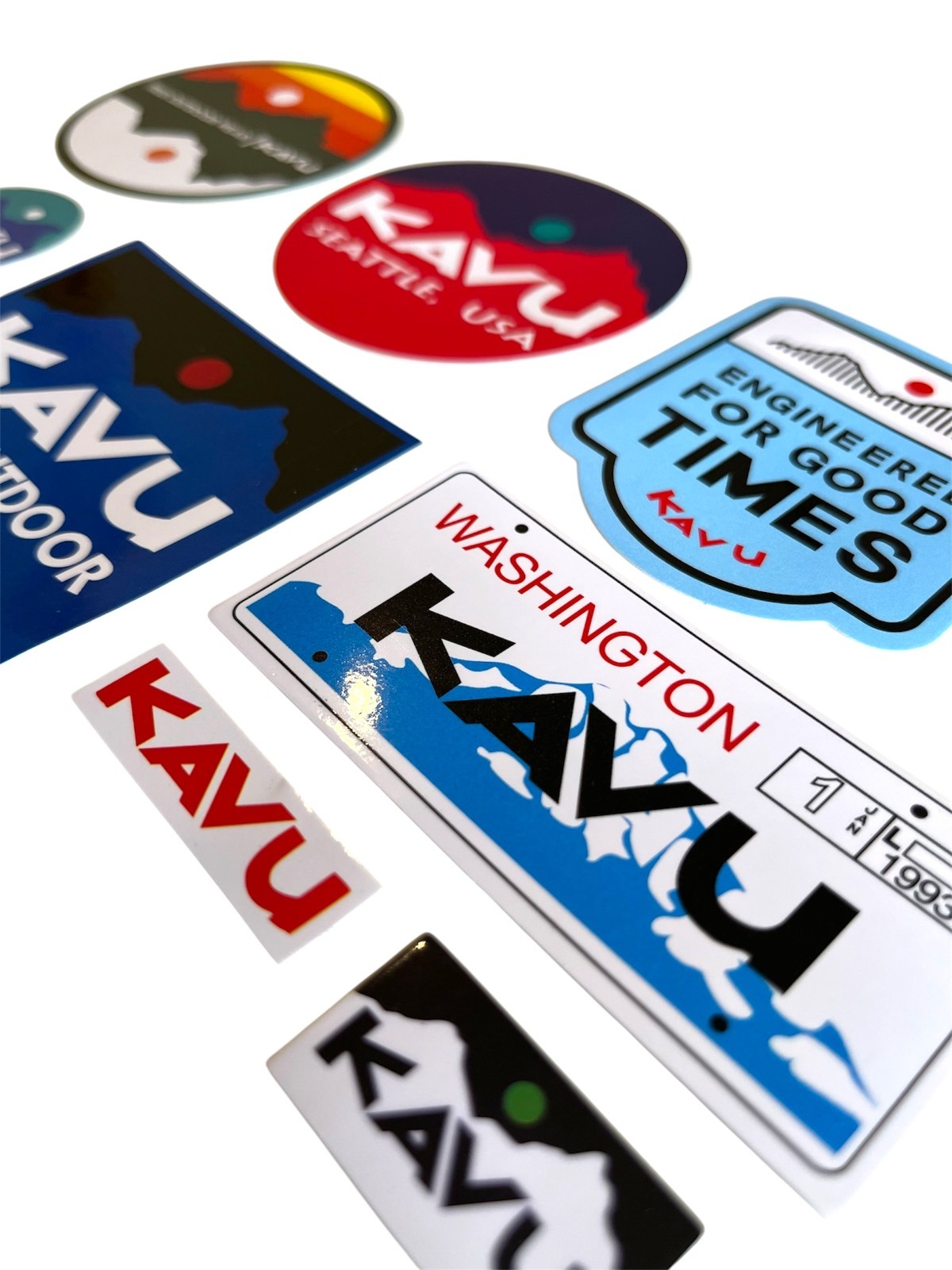Kavu Laminated Vinyl Sticker Decal