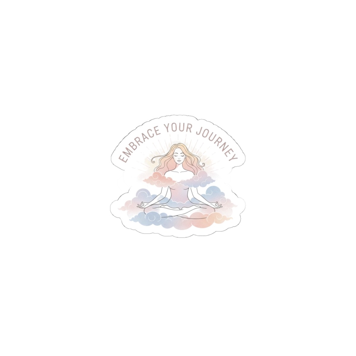 Embrace Your Journey sticker | intention sticker, mindful wellness