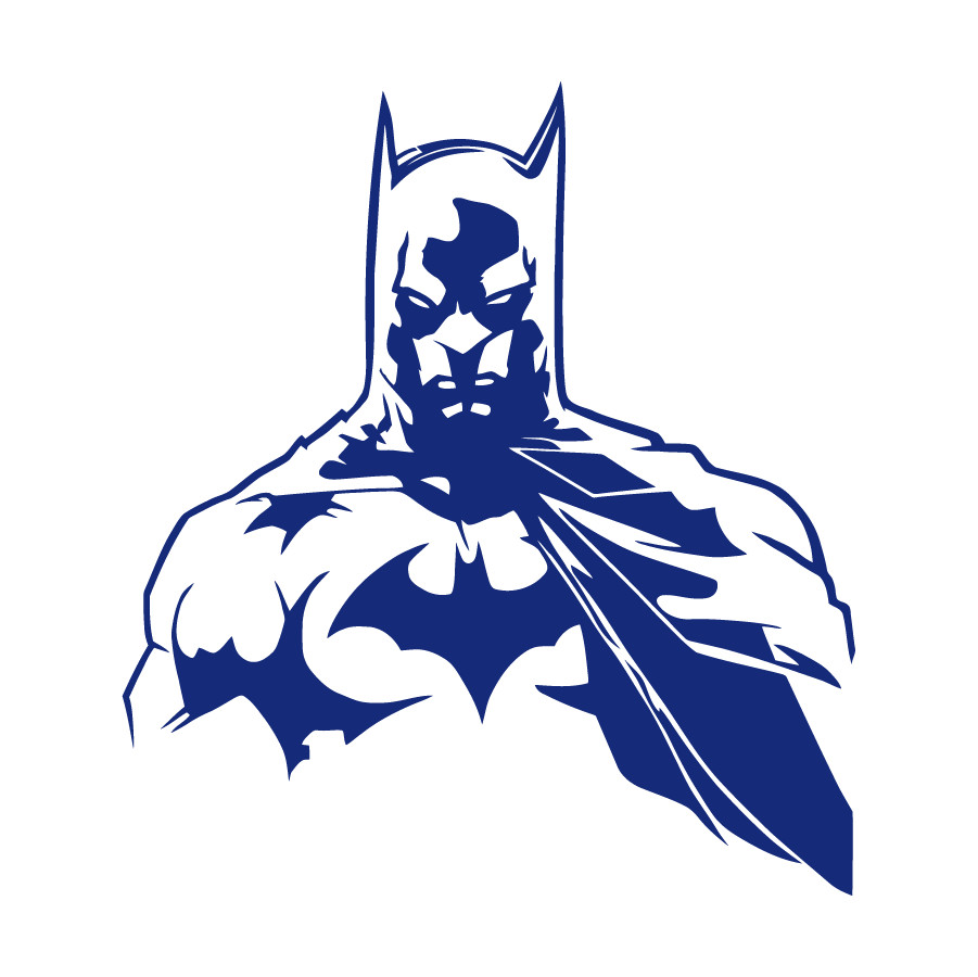 Batman Die Cut Vinyl Decal Multiple Colors Made in USA