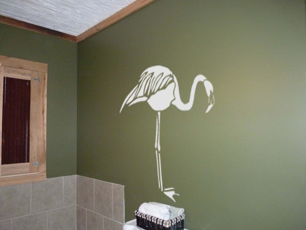 Flamingo Tropical Bird Vinyl Wall Sticker Decal