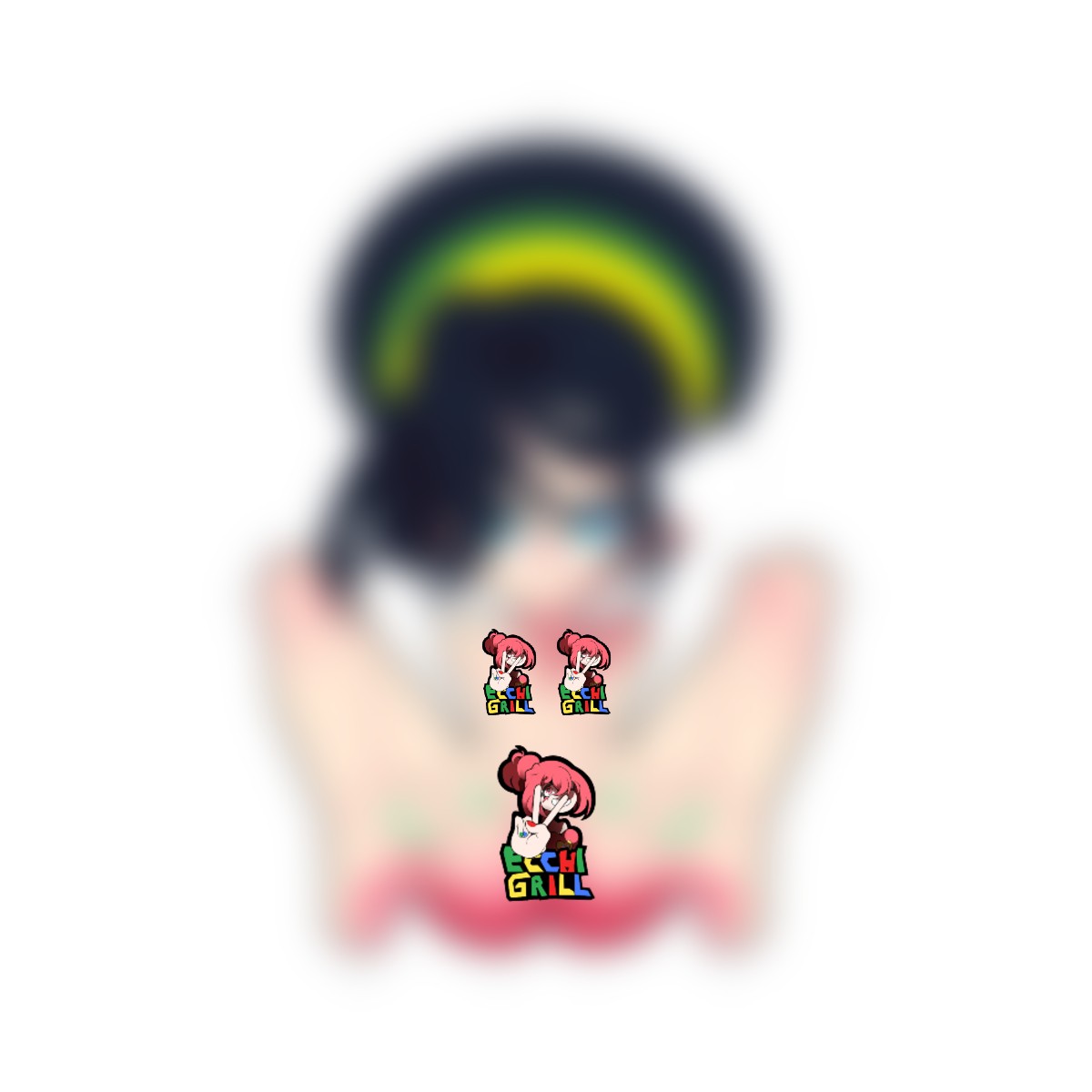 Bei Princess Anime Girl Kiss-Cut Stickers | Cute Character Vinyl Sticker