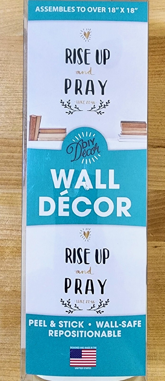 Home*Inspirational Quotes*Wall Decal*Vinyl Sticker*Art Decor*RISE UP AND PRAY