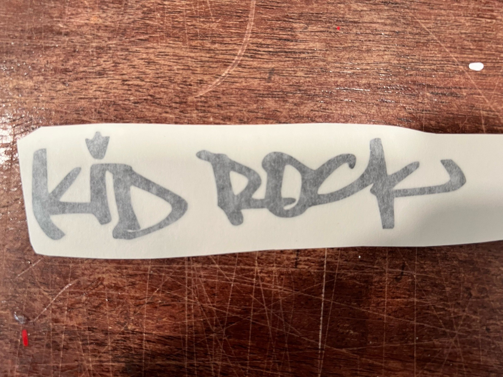 Kid Rock Logo #1 Given Vinyl Decal Bumper Sticker Top Dog Rare Cocky Badass Devi