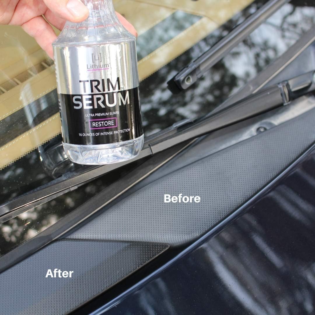 Trim Serum- Plastic Restorer for Cars- Restores Even the 16 Fl Oz (Pack of 1)