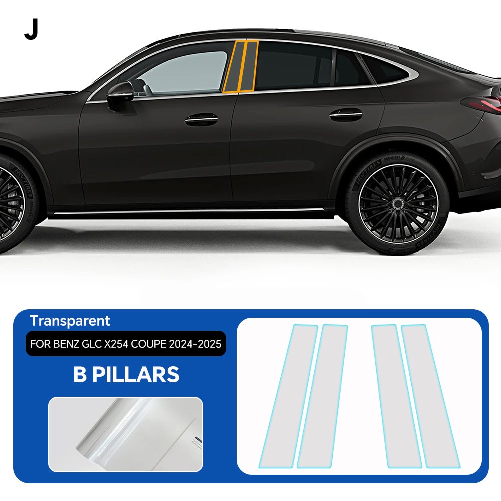 Full Car For Benz GLC X254 Coupe 2024-UP Precut Paint Protection Film Clear PPF