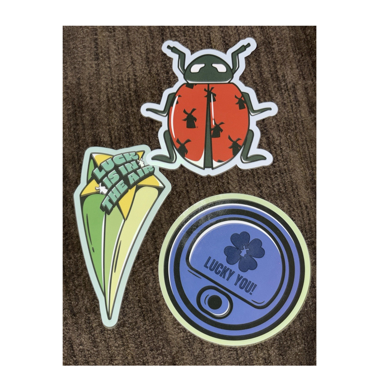 3 Pack Lucky Dutch Bros Stickers 2026