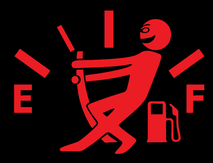 HOLD GAS GAUGE FULL, GAS, Decal Stickers for Cars, Laptops, Tablets