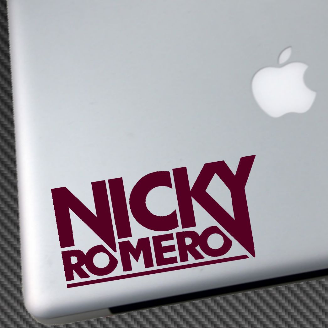 NICKY ROMERO VINYL STICKER CAR DECAL axwell tiesto hardwell cd dutch house edm