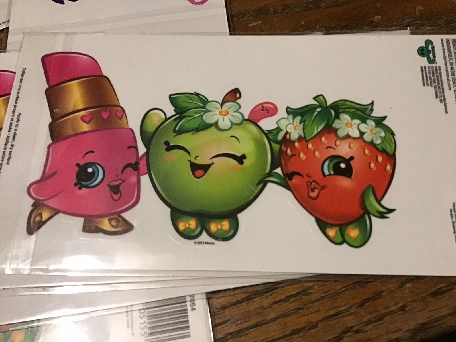 NEW SHOPKINS stickers Decals Lot Of 32 Packs Children LOVE Figures lipstick