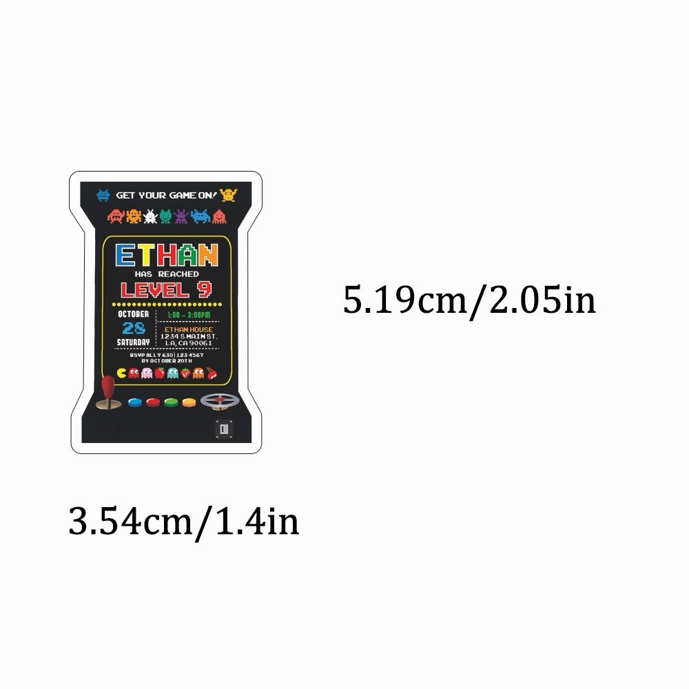 50pcs Waterproof Vinyl Stickers Nintendo Super Mario Luggage Phone Laptop Fridge