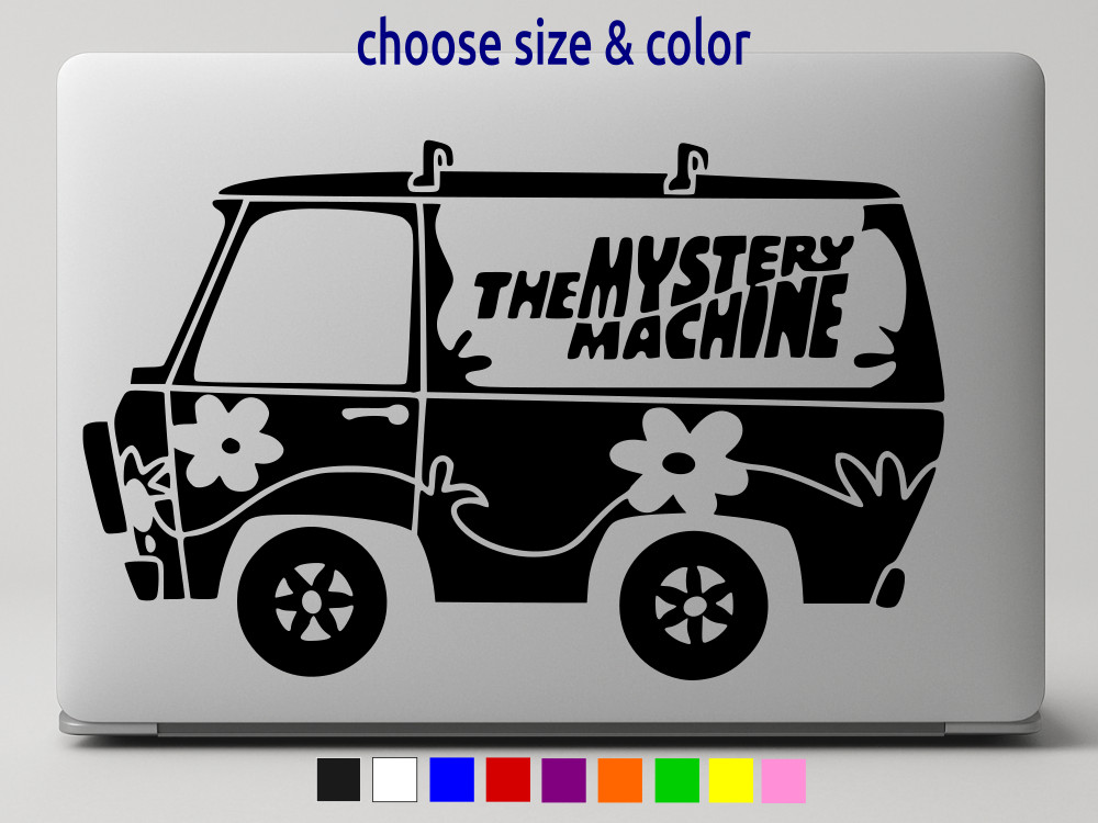 THE MYSTERY MACHINE VAN SCOOBY-DOO Vinyl Decal Car Window Wall CHOOSE SIZE COLOR