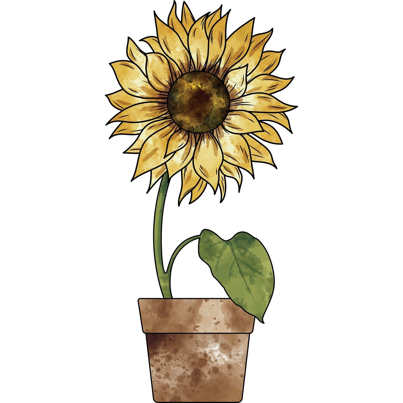 Sunflower Sticker Decal