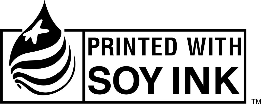 Printed With Soy Ink Symbol 1 Color Window Wall Vinyl Decal Sticker
