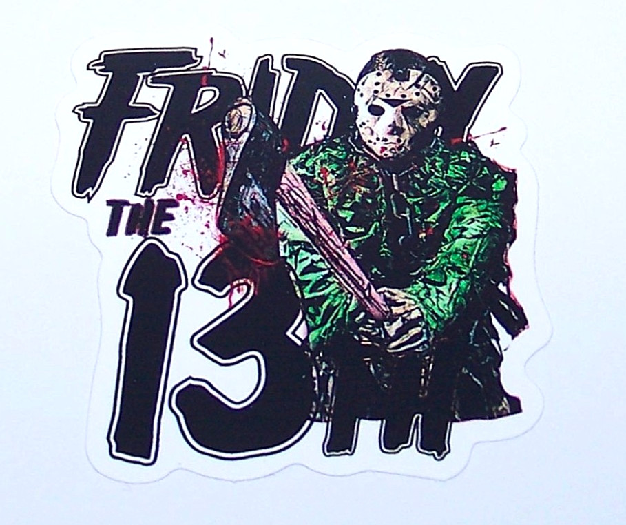 Friday the 13th – Cut Sticker Decal Movie Horror Film JASON VORHEES