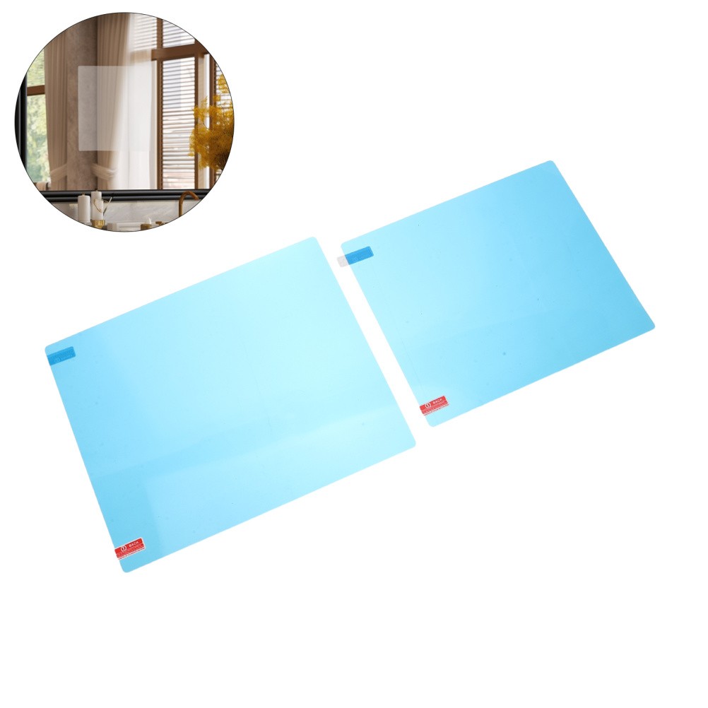 4 PCS Anti-fog Bathroom Mirror Film Proof Sheet Condensation Anti-fogging