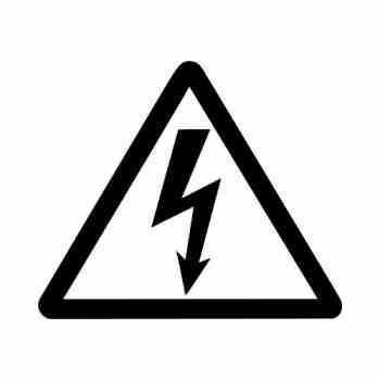 Caution Hazard Decal Warning Sign Vinyl Safety Sticker Car Bumper Laptop Window