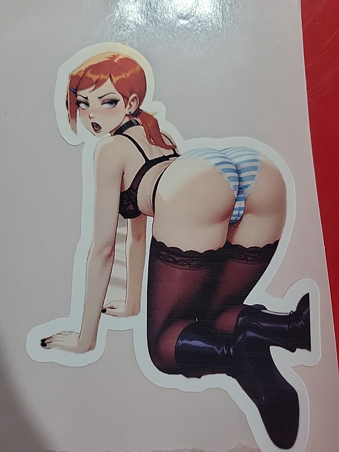 Nsfw Anime Wifu Vynel Decal Sticker High Gloss Waterproof 3"x5"