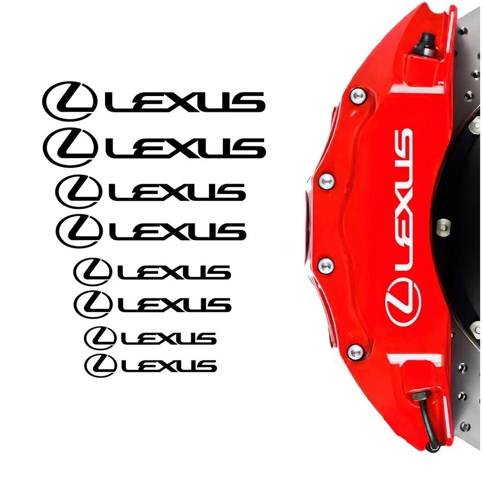 Lexus Brake Caliper High Temp Decal Vinyl Sticker Automotive F Sport – 4 sizes