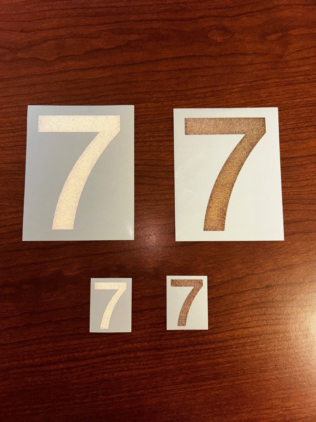 3M Reflective Numbers – 1.5" and 4" Sizes – Black and White Variations