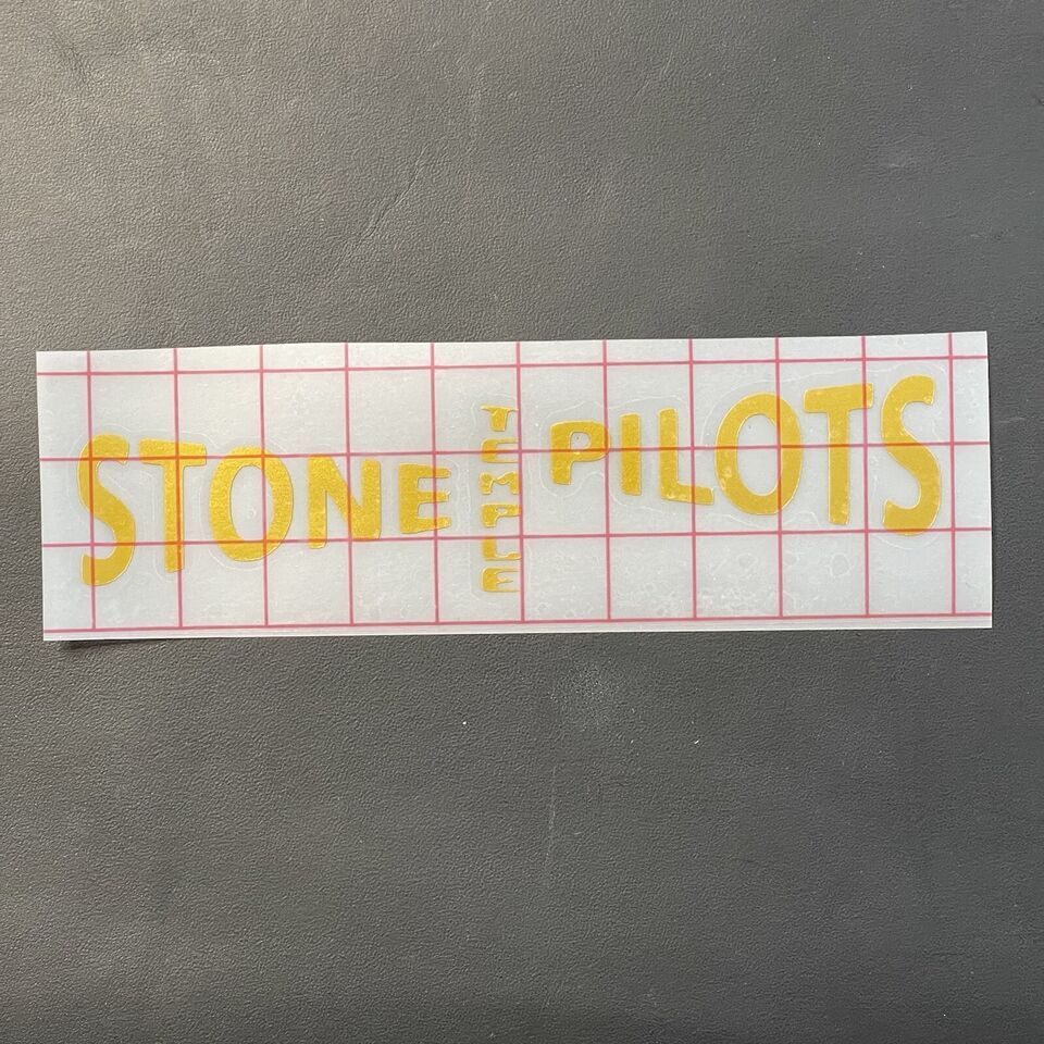Stone Temple Pilots Car Decal Vinyl Band Logo Glossy Bumper Sticker Grunge Rock