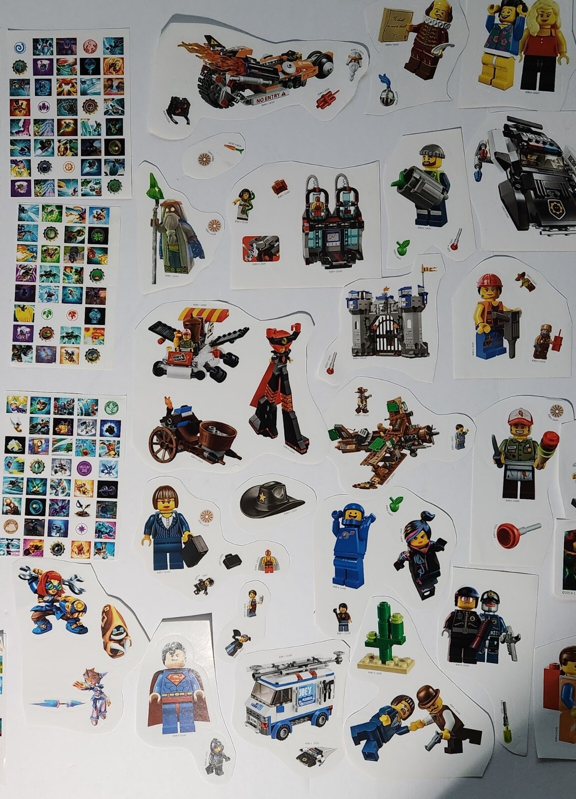 HUGE RARE 100+ Sticker THE LEGO MOVIE & SKYLANDERS Ultimate Sticker Collection