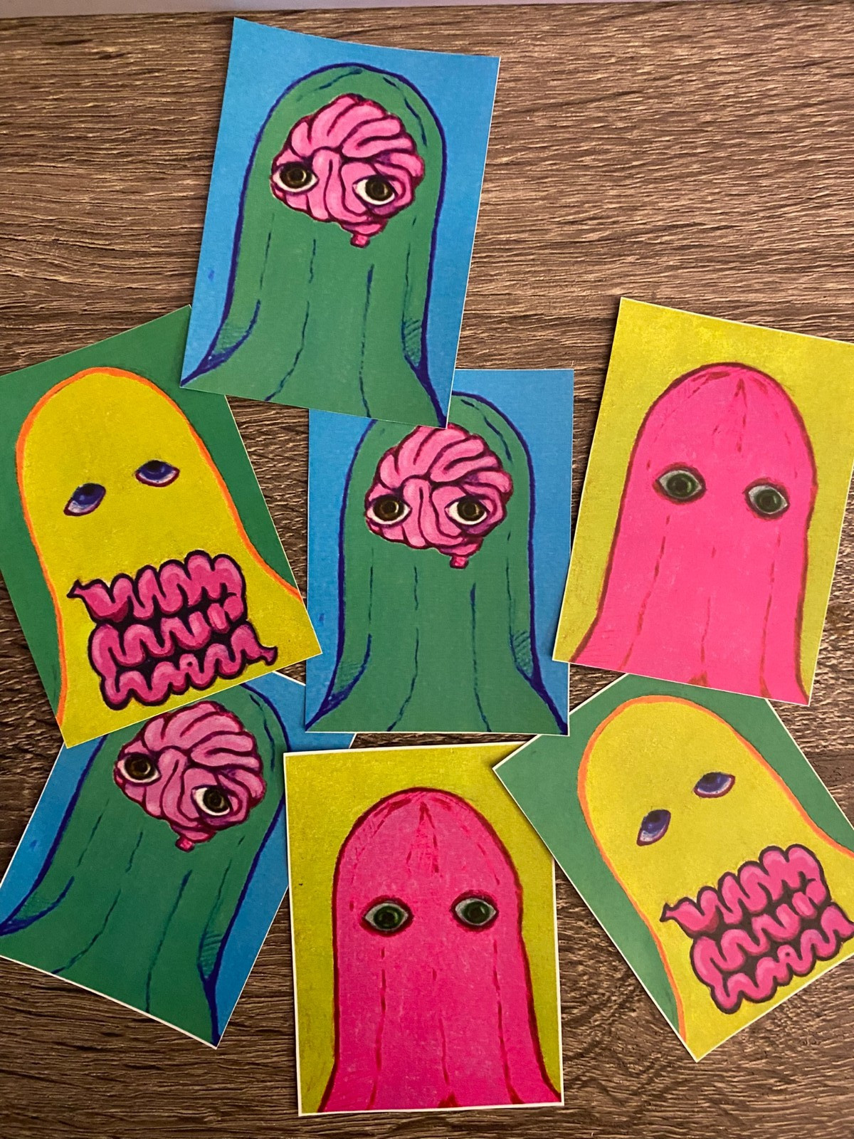 Ghost Vinyl Stickers (2.25 x 3 in.), Matte Finish, Waterproof