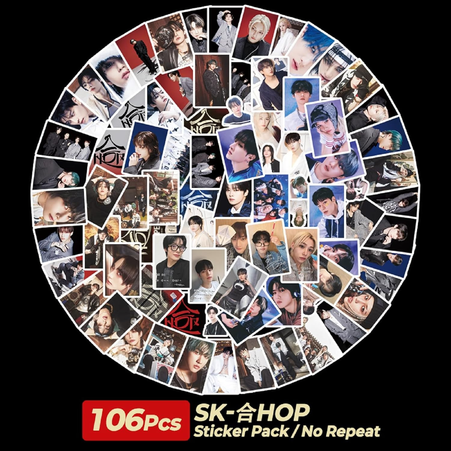 300PCS Stray-Kids Stickers Set,Cute Sticker for Door,Car,Skateboard,Cellphone,Gi