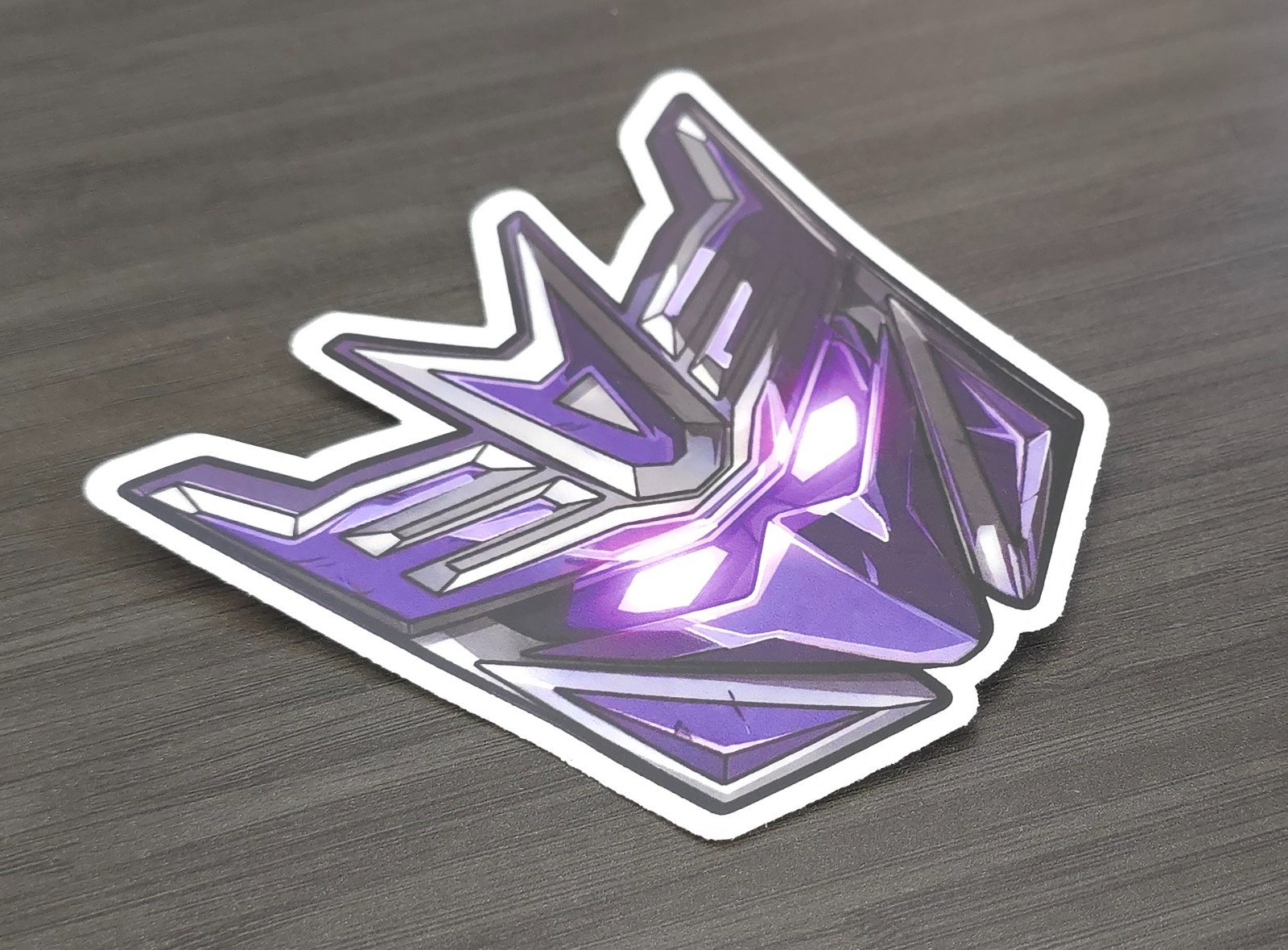 Megatronus Fan Art Vinyl Sticker DarkFall/Purple Decepticon Transformers