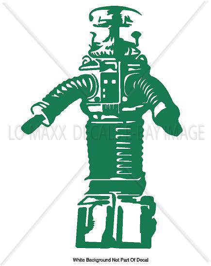 Lost In Space B-9 Robot Television Sci-Fi Series TV Character Cool Vinyl Sticker