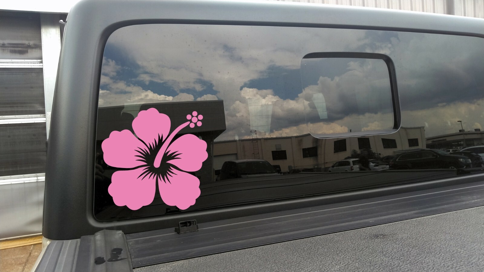 Hibiscus Flower Vinyl Decal V6 – Hawaiian Tropical Plant – Die Cut Sticker