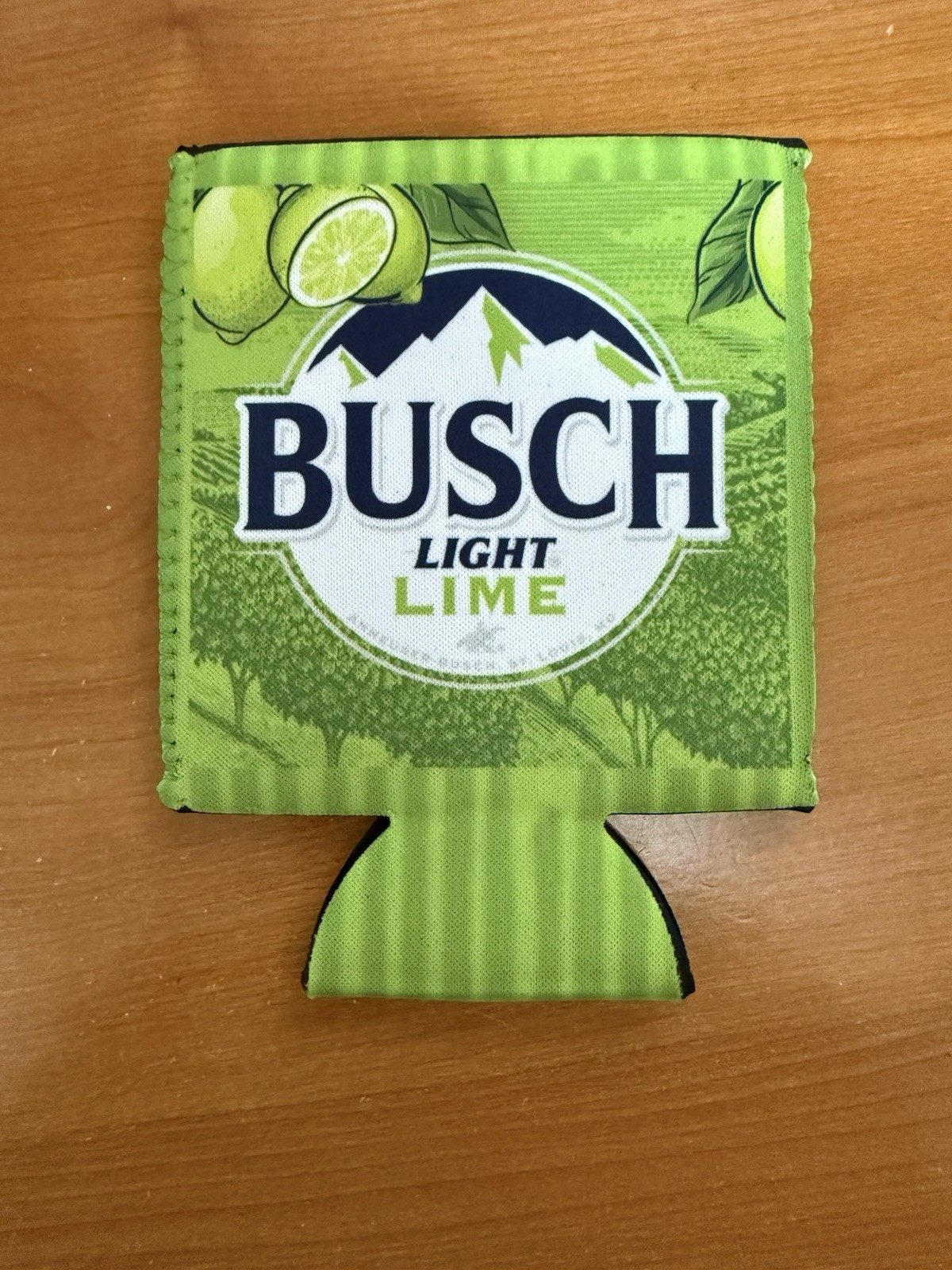 One busch lime Beer soda can koozie cooler river camping kayaking fishing summer