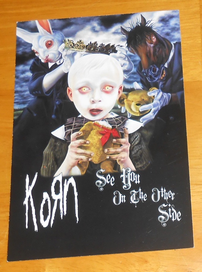 Korn See You on the Other Side Card Handbill Flyer Original Promo 6×4