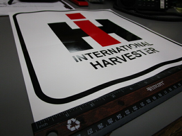 International Harvester IH Logo 12 x 12 Inch Decal Sticker