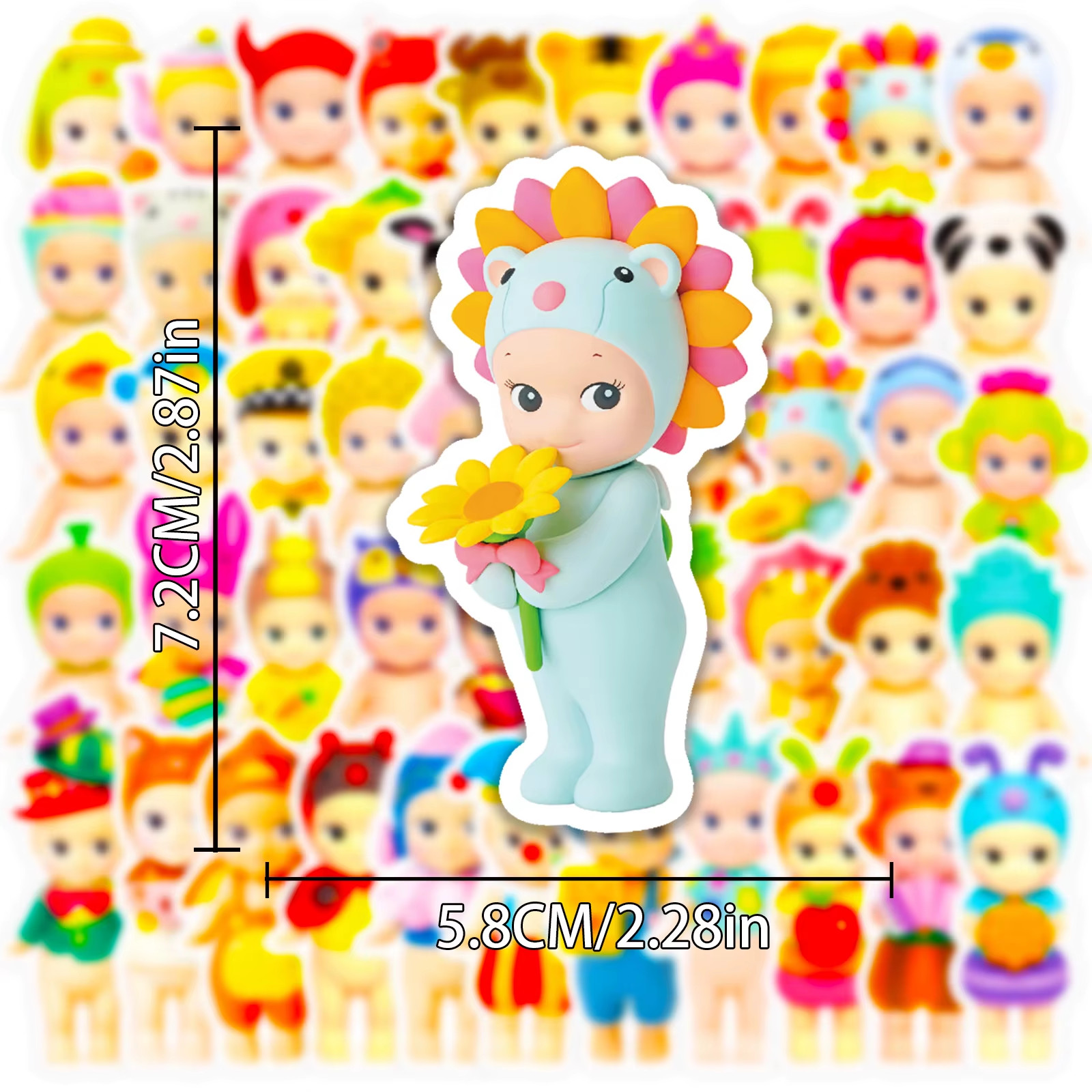 60 Pc Sonny Angel Stickers Cute Kawaii Decoration US Shipping