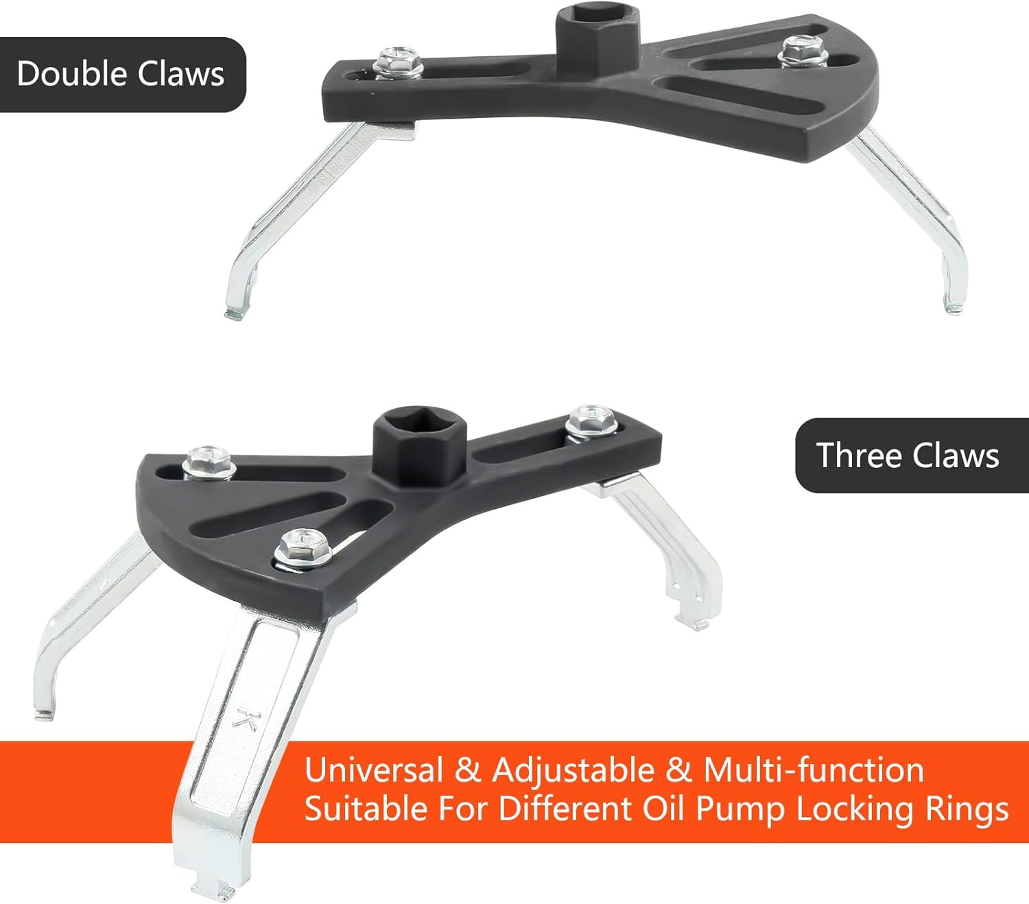 Fuel Tank Lock Ring Tool Kits, Universal Fuel Pump Removal Tool 4 PCS with 1 Wre