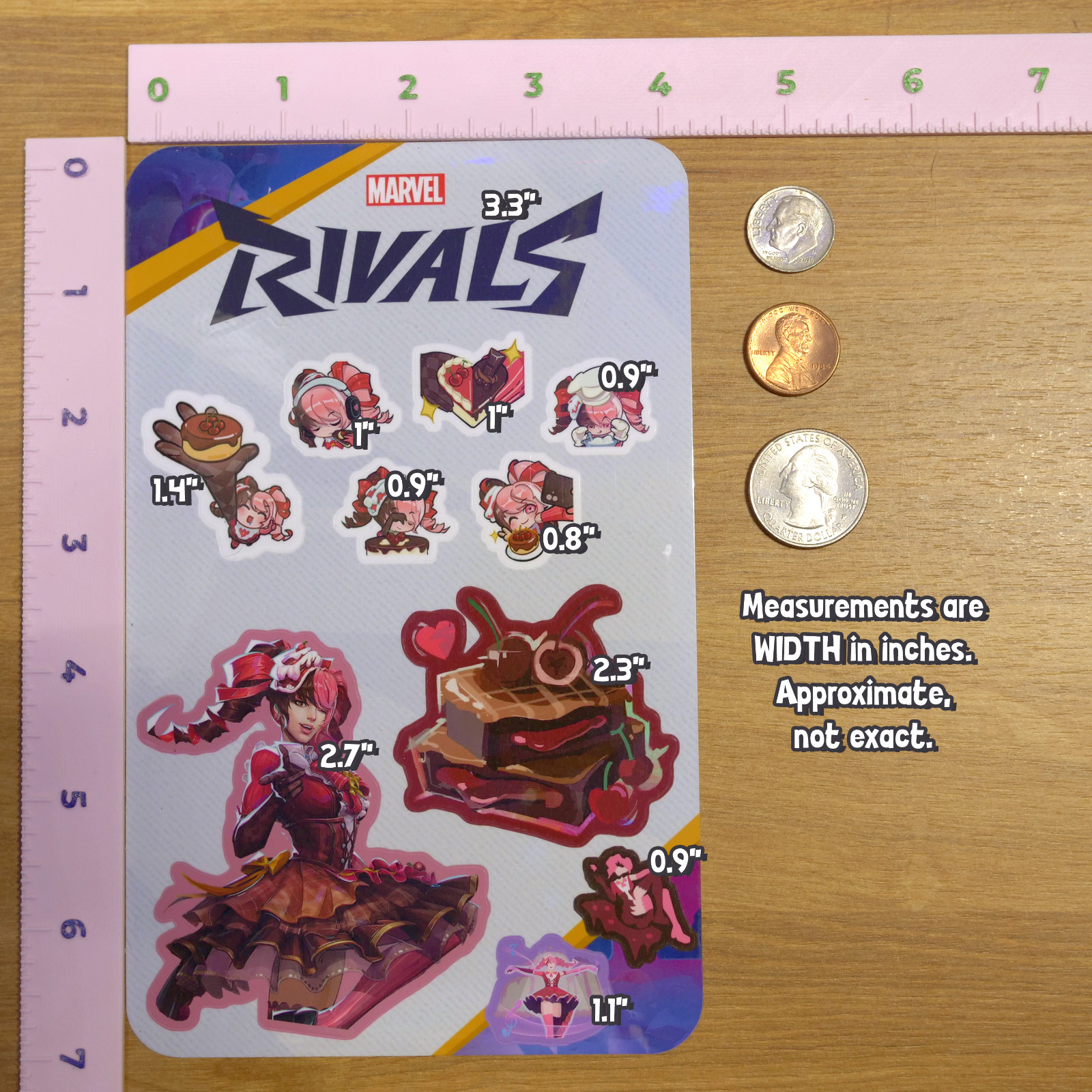 Marvel Rivals Luna Snow (Cherry Delight) Sticker Sheet