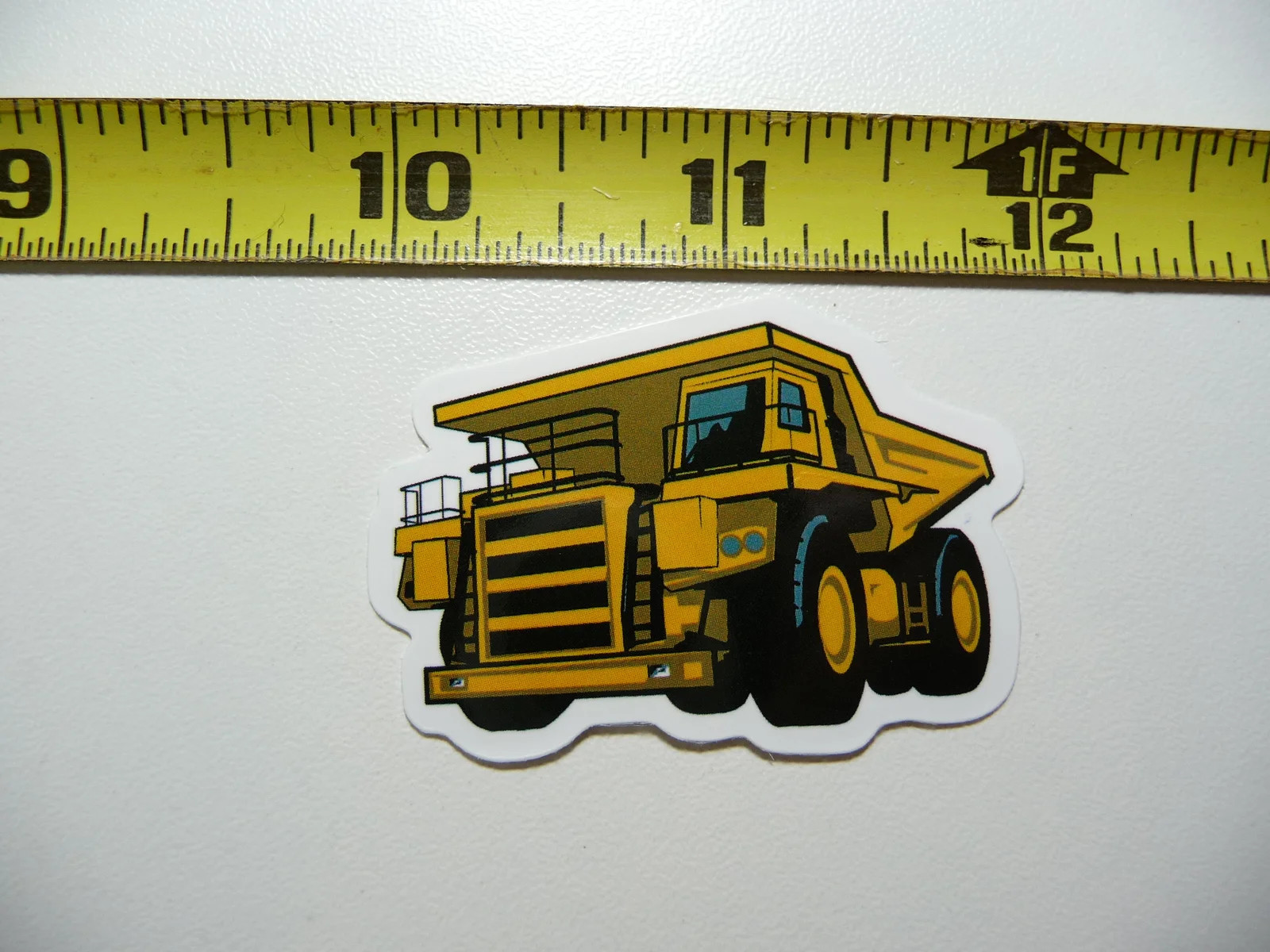 HUGE DUMP TRUCK MINING MINER SMALL STICKER DECAL JOB WORK OCCUPATION