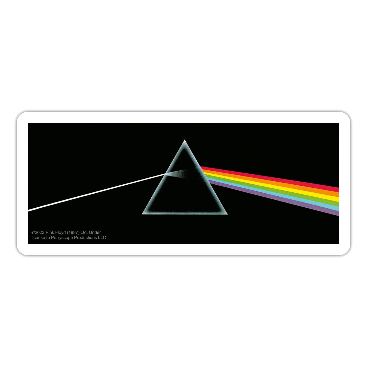 Pink Floyd Prism Sticker, max. 4 x 4"