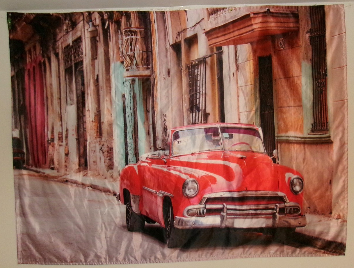 Wall Decor XXXL Classic Car Sz. 78" Horizontal 59" Vertical One Sided