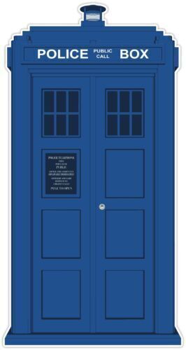 TARDIS Dr Who Decal Sticker Phone Booth Laptop Wall Auto phone