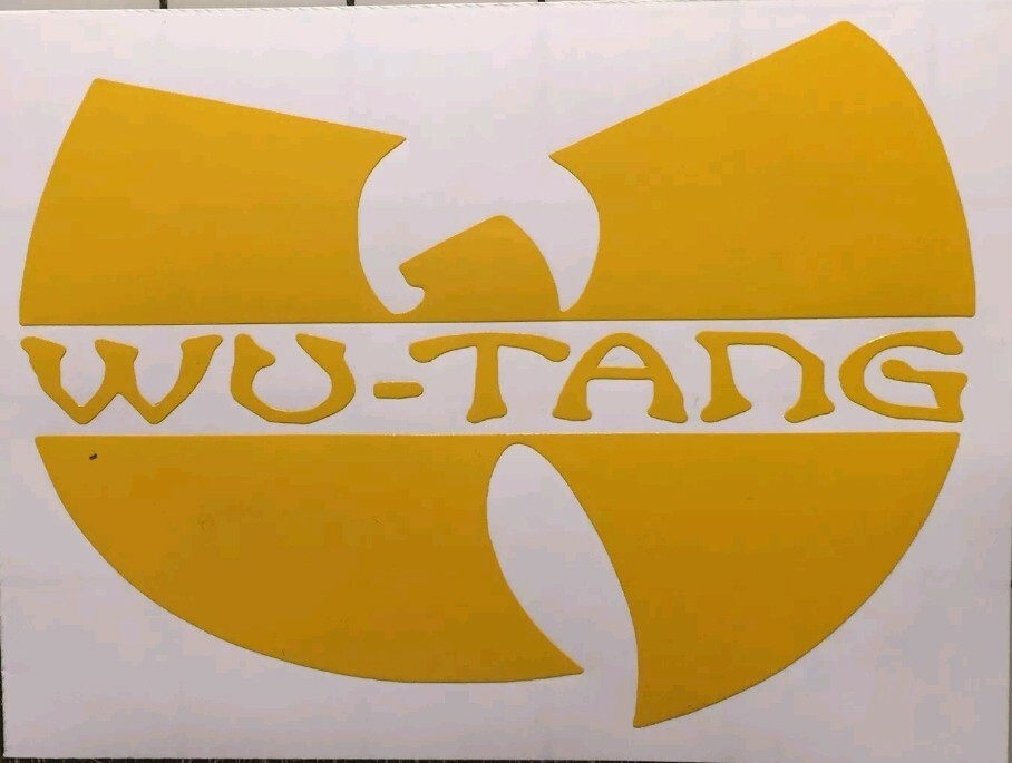 Wu Tang Street Wear 3.5" H Vinyl Decal, Car Truck Window Bumper Laptops