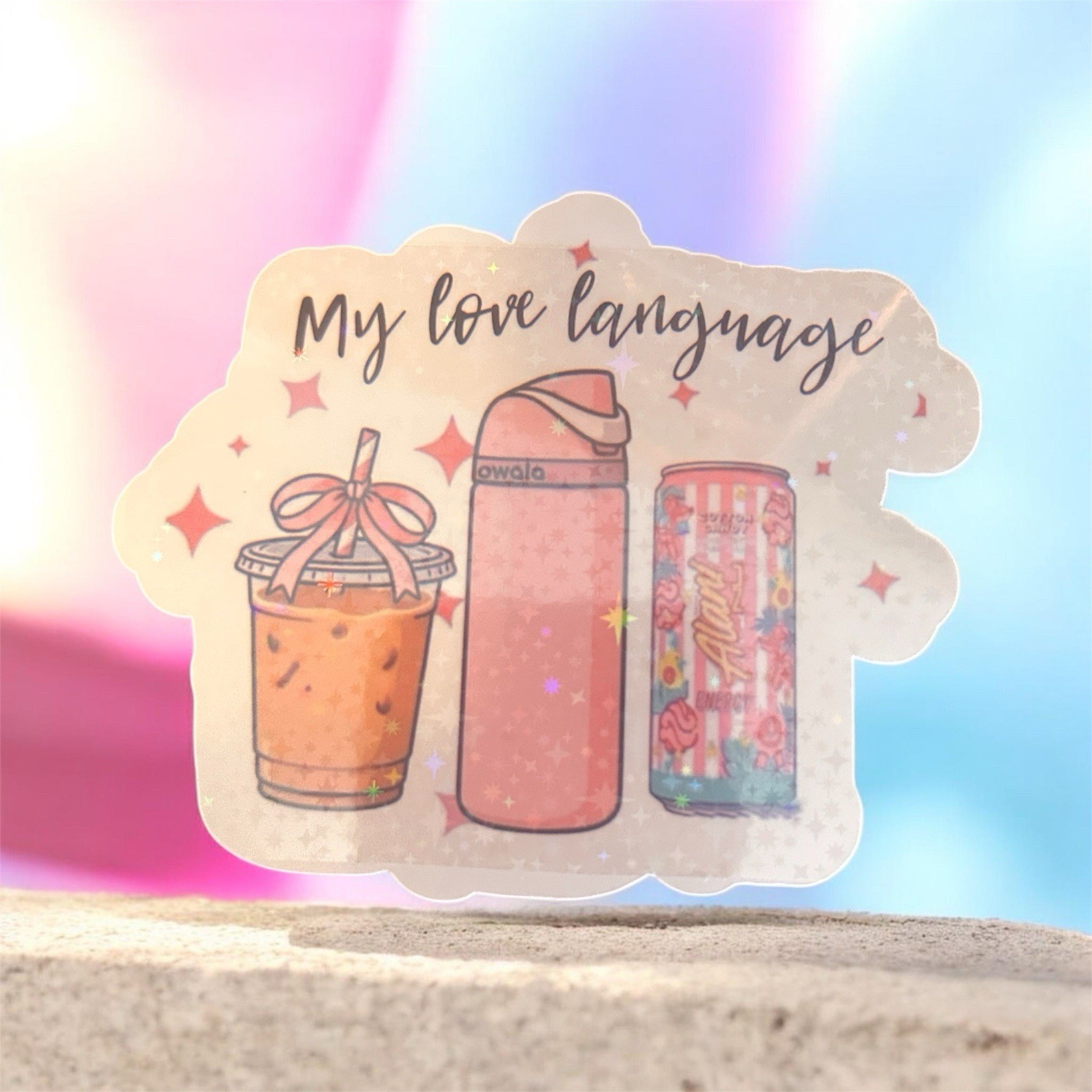 Handmade Love Language Sticker