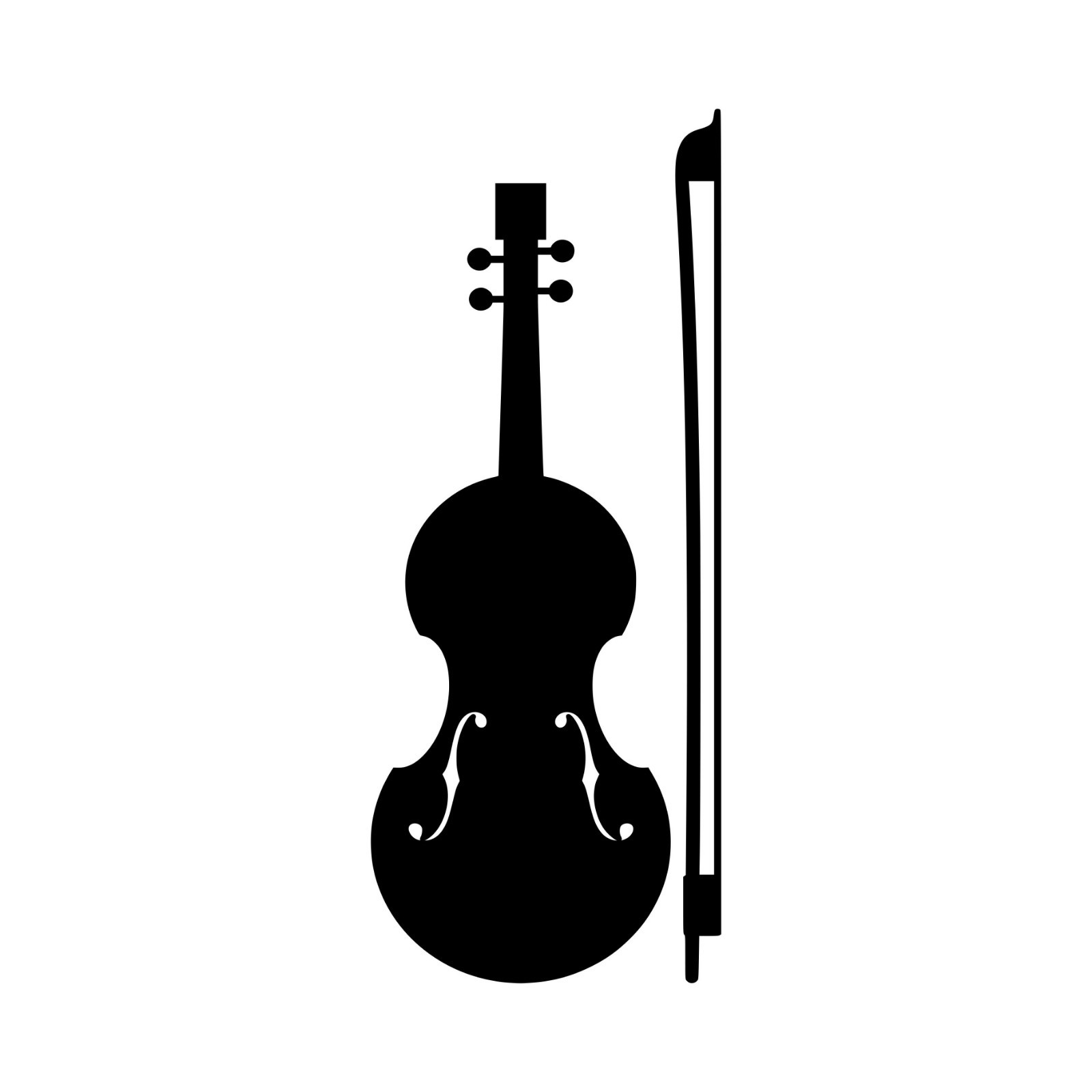 FIDDLE Vinyl Decal Sticker – Violin – Bow – Bluegrass Country Music