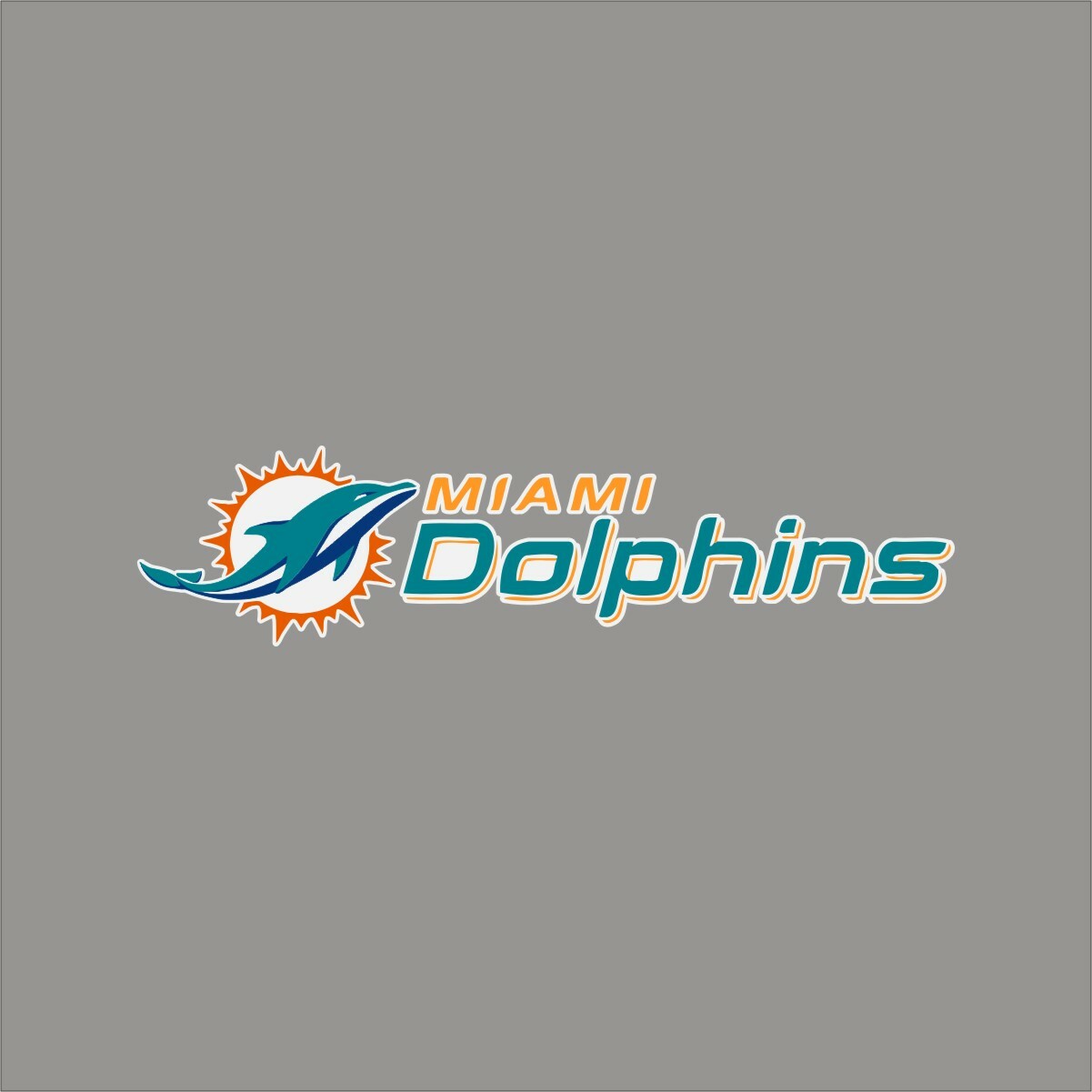 Miami Dolphins #7 NFL Team Pro Sports Vinyl Sticker Decal Car Window Wall