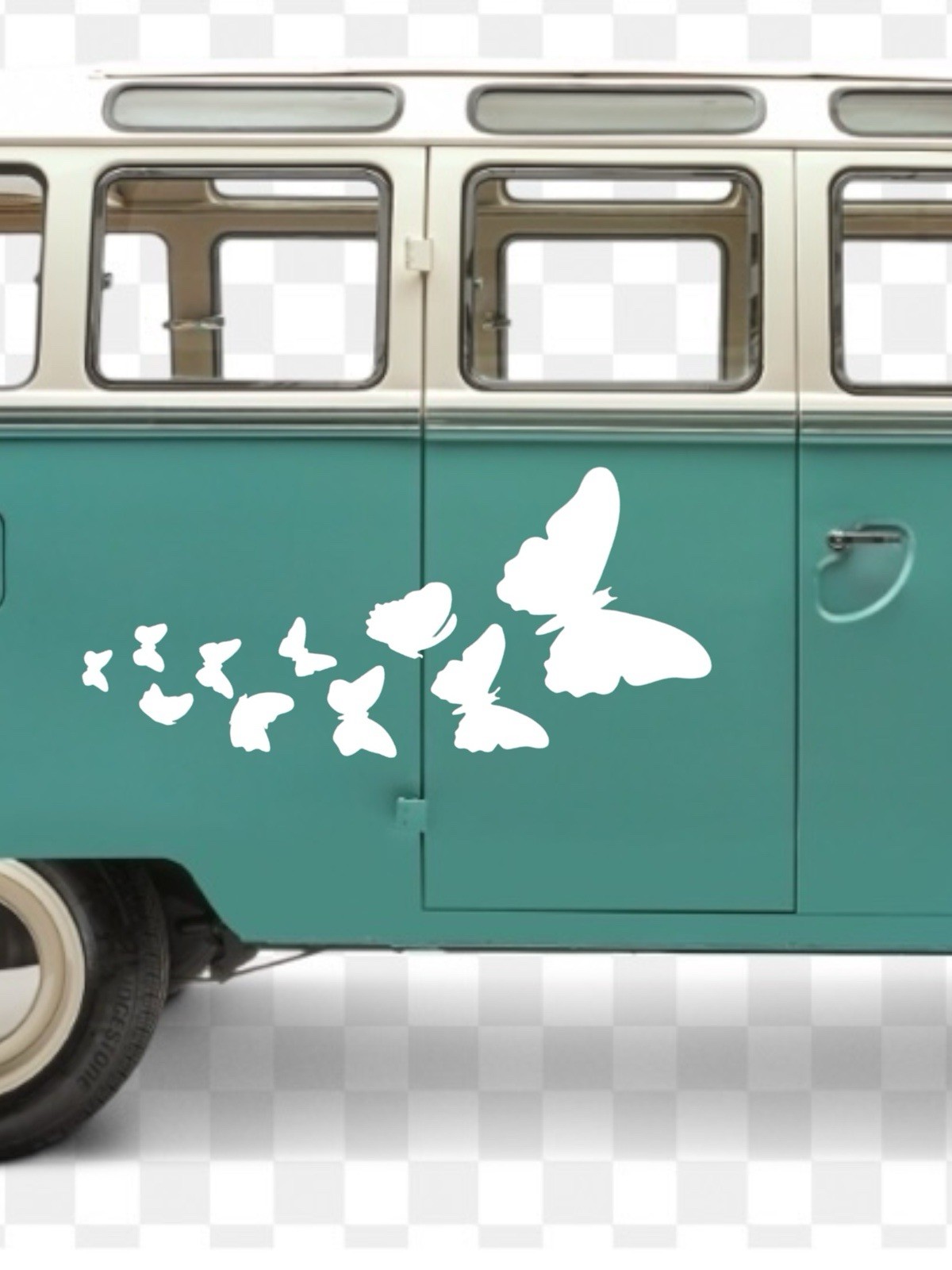 Butterfly's Decal for car Windows Laptops most Smooth Surfaces